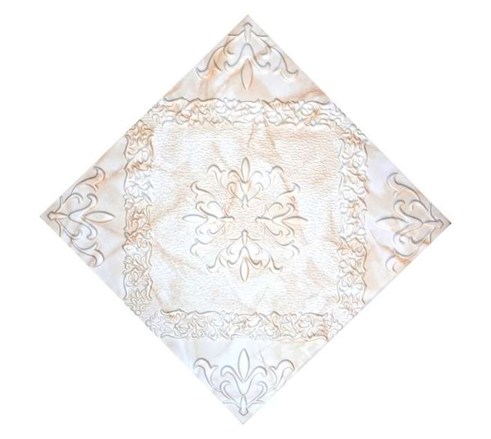 Upper Edge 2037 Polystyrene Ceiling Tile - Beige Agate (500 x 500mm) 2sqm