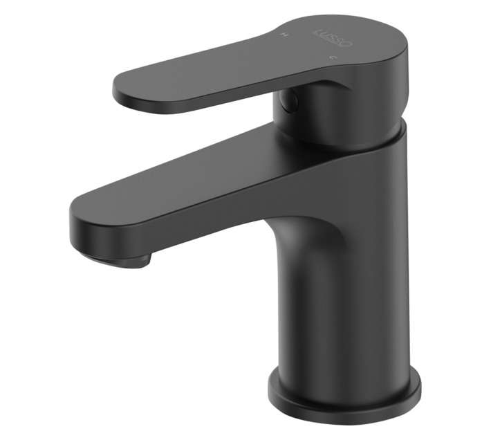 LUSSO SAVIO BASIN MIXER STD BLK
