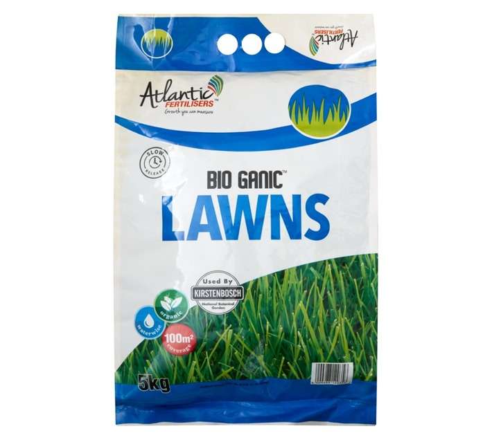 Atlantic Fertilizers ABC05 Bio Ganic for Lawns Fertilizer (5kg)