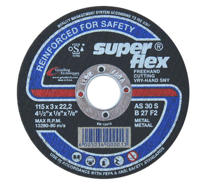 Superflex Cutting Wheel Stone Steel 115mm x 3.0mm