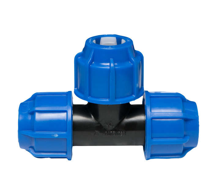 Marley Pipes Astore Compression Tee - Black and Blue (25mm)