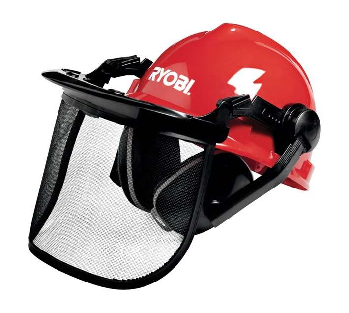 Ryobi Forest Helmet - Red (285 x 227 x 160mm)