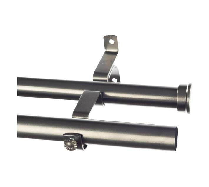 Finishing Touches Double Pole Set - Gun Metal (3000 x 28mm)
