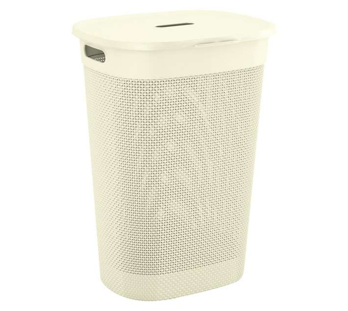 KIS by Keter Filo Laundry Hamper - Ivory (55L)