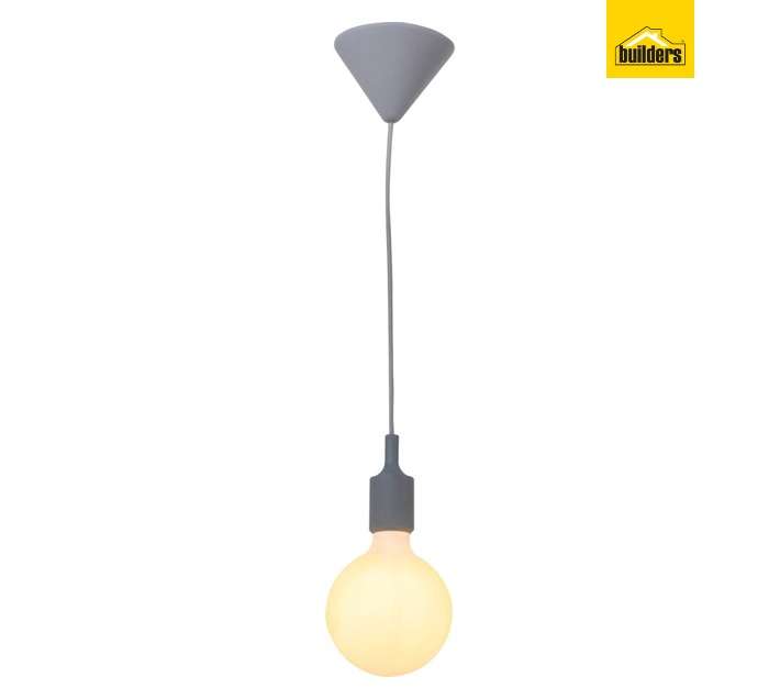 Eurolux P470GY Silicone Pendant - Grey