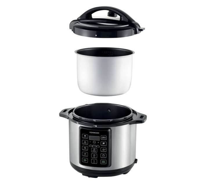 Kenwood Pressure Cooker - Black/Silver (6L)