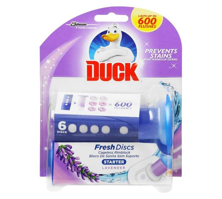 Duck Fresh Discs Toilet Cleaner with Dispenser - Lavender