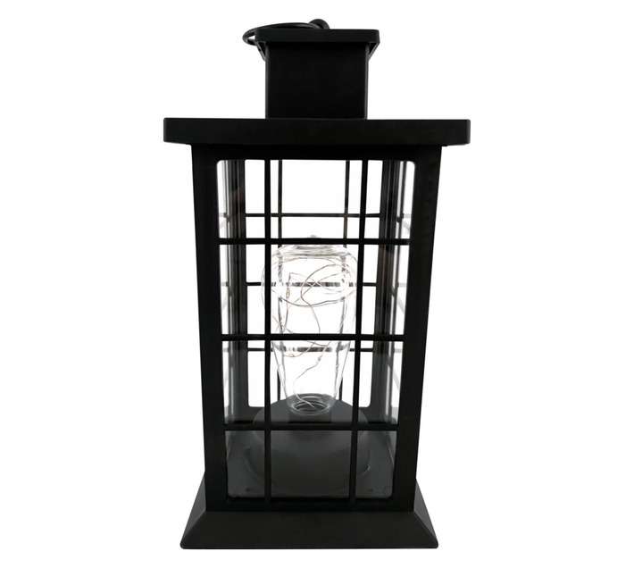 Design House 10 LED Lantern - Black (140 x 140 x 280mm)