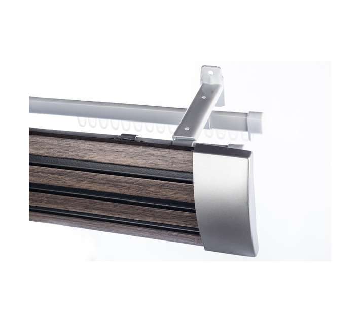 Designer Pole Fluted - Grey (105mm x 2.5m)