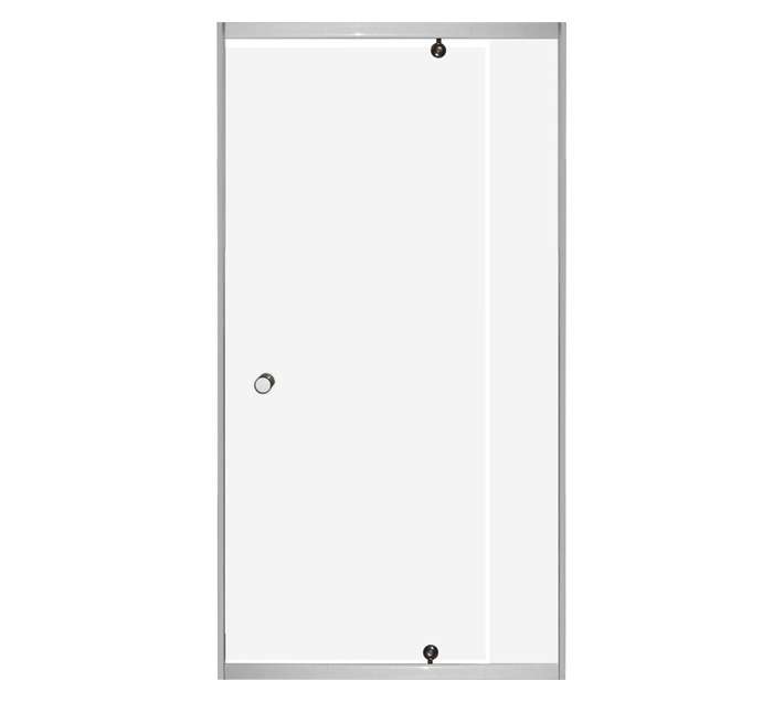 MacNeil Aqua D'or Pivot Shower Door - Clear/White (1850 x 1100mm)