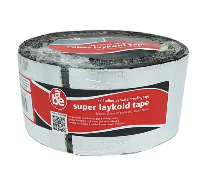 a.b.e Super Laykold Tape - Silver (10m x 100mm)