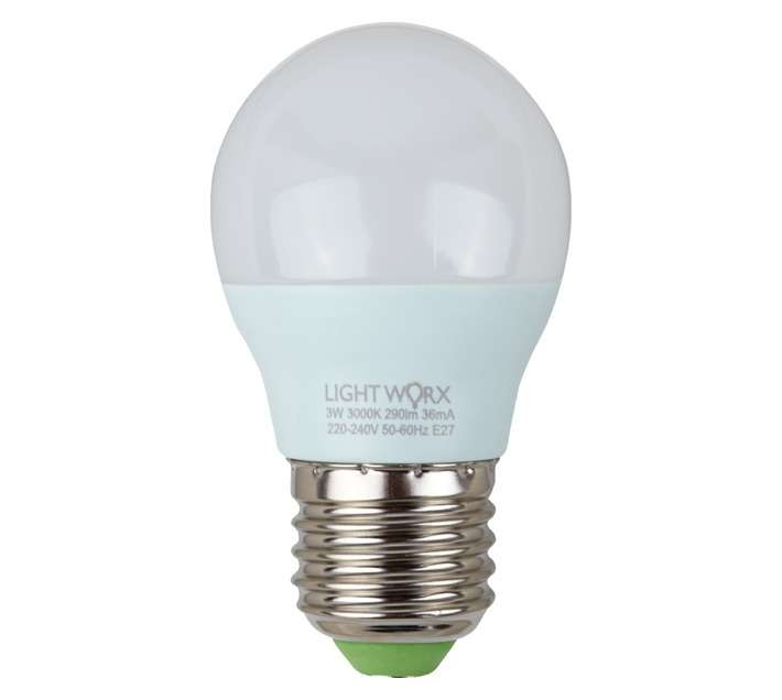 Lightworx LED Golf Ball 3w E27 - Warm White