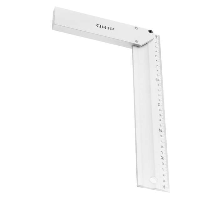 Grip GS7656 Aluminium Square Ruler (300mm)