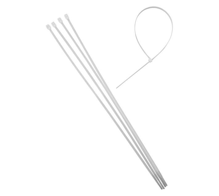 Quick Ties Cable Ties - White (4.8 x 400mm)