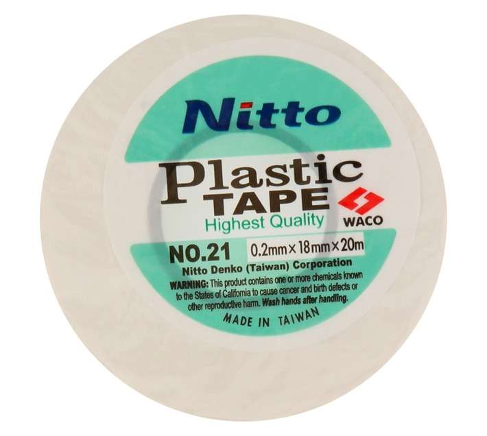 Nitto 21 PVC Tape - White