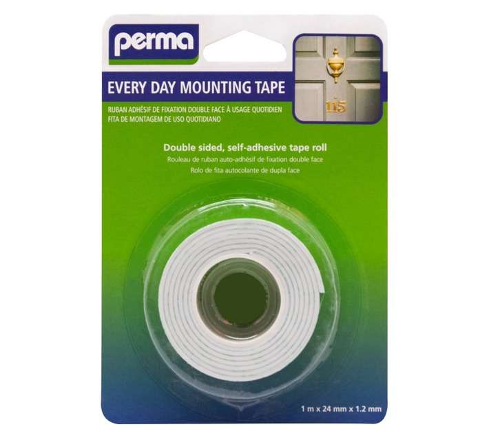 Perma Everyday Mounting Tape Roll - White (1000 x 24 x 1.2mm)