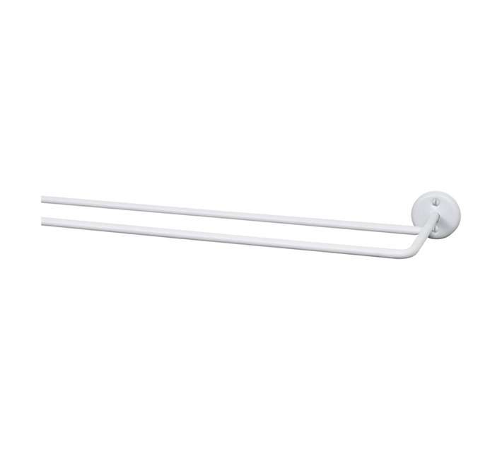 Steelcraft Classic Double Rail - White (835 x 125 x 45mm)