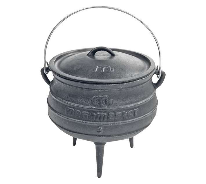 Megamaster No3 Potjie Pot - Black