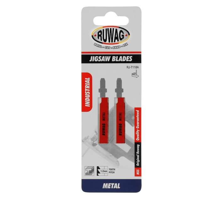 Ruwag RJ-T118A T-Shank Metal Jigsaw Blades (2 Pack)