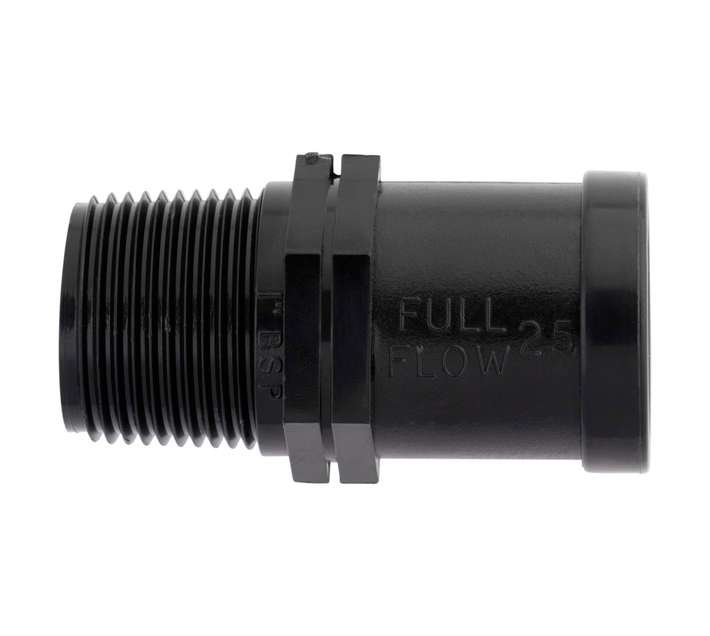 Full Flow Male Adaptor (25mm)