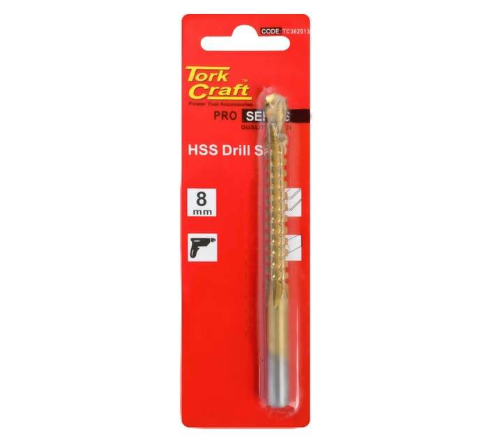 Tork Craft HSS Titanium Drill Saw Bit (8mm)