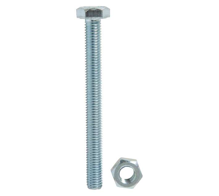 BP-SETN10100-6 6 x Hex Bolts and Nuts Set (10 x 100mm)