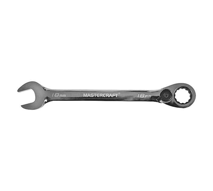 Mastercraft Ratchet Comb Wrench (18mm)