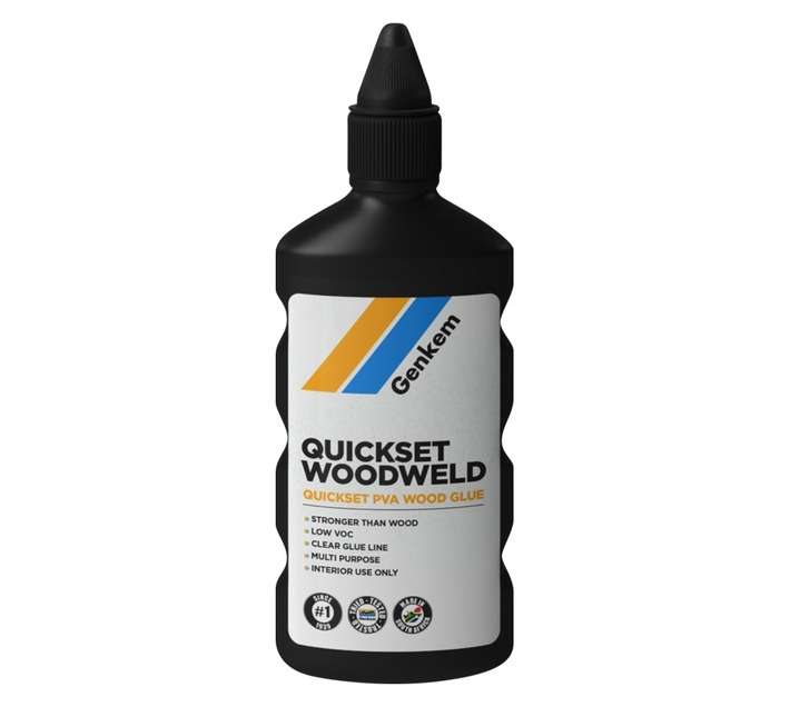 Genkem Quickset Woodweld - White (200ml)