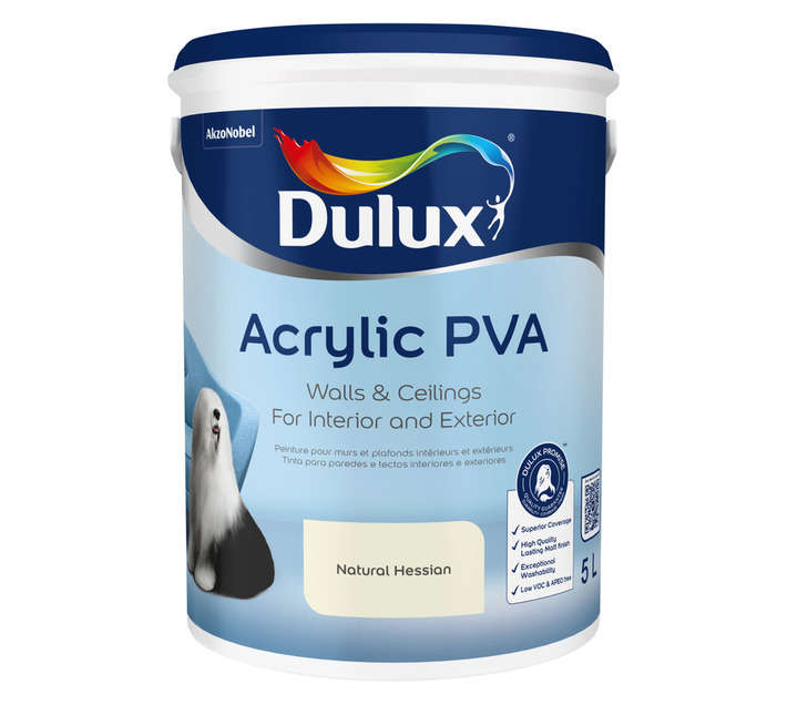 Dulux Acrylic PVA - Natural Hessian (5L)