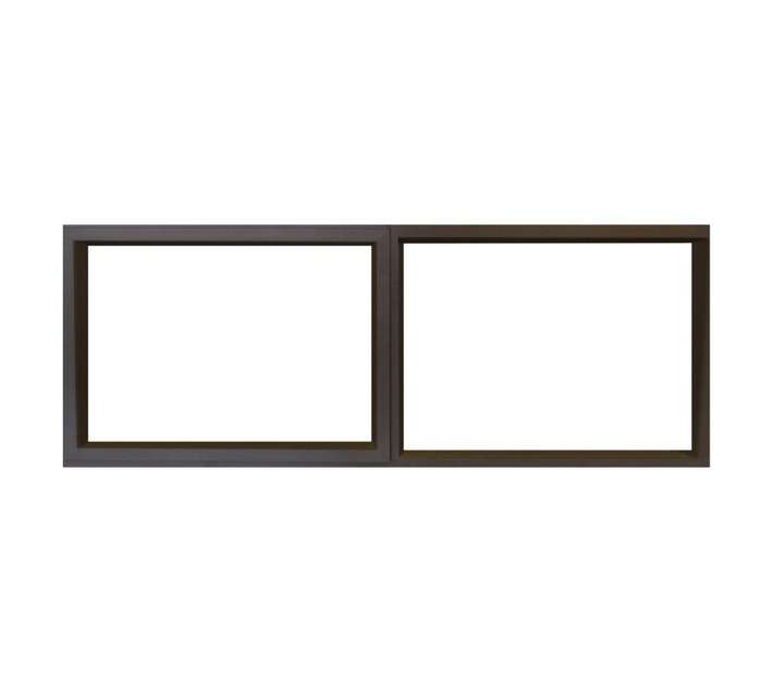 Prestige Top Hung Aluminium Window 2 Vents - Bronze (590 x 1790mm)