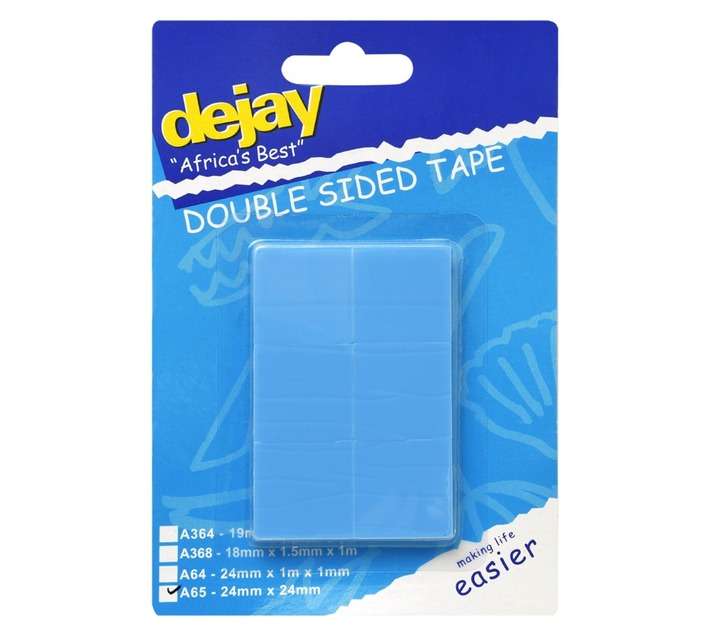 Dejay Double Sided Tape (24mm x 24mm)