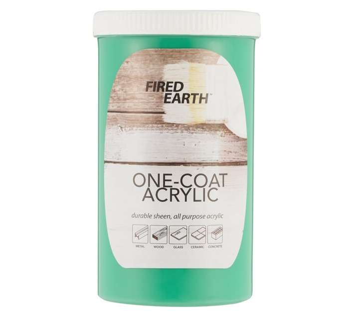 Fired Earth One Coat Paint - Green (1L)