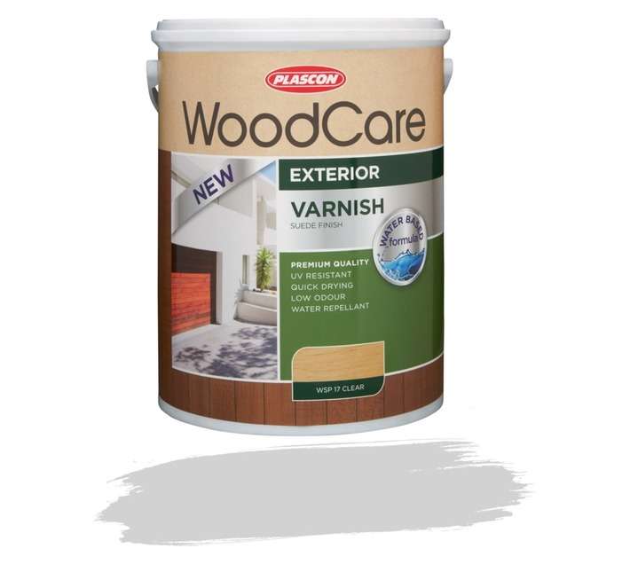 Plascon WoodCare Splash Proof Gloss - Clear (5L)