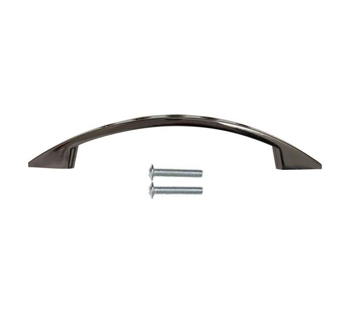 Home and Kitchen 5 Hole Handle - Black Nickel (96mm)