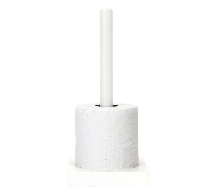 Dejay A251 Toilet Roll Holder - White (135 x 135 x 300mm)