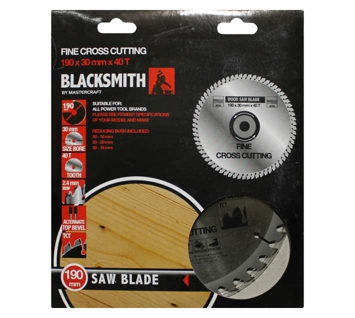 Blacksmith 190 x 16mm x 40t Circle Saw Blade