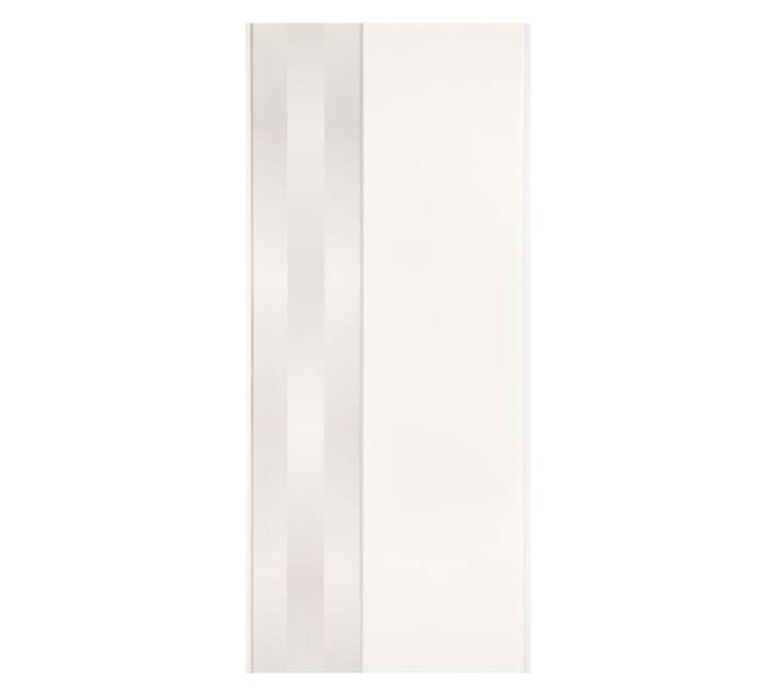 Upper Edge PVC Grey Magic Ceiling Panel - White/Silver (3900 x 300mm)