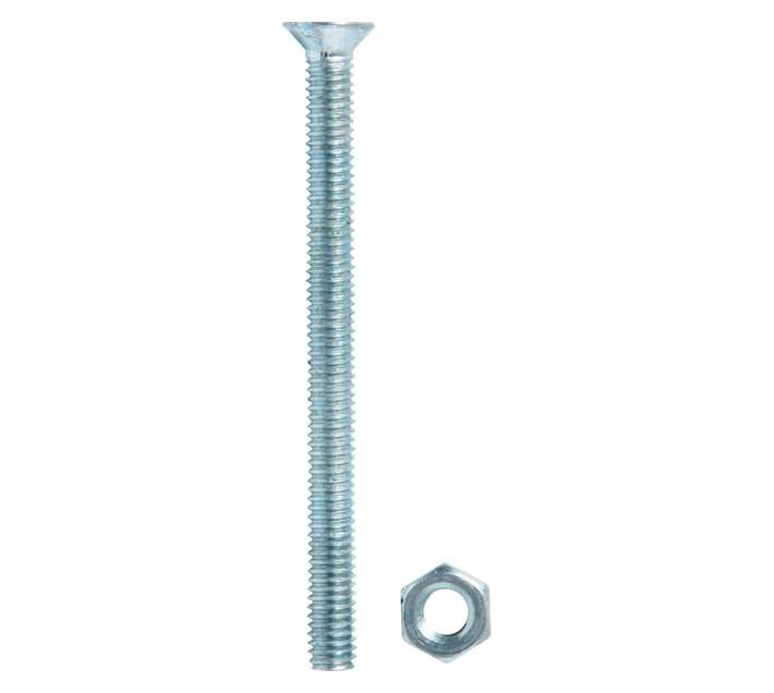 BP-MSKSN450-12 12 x Steel Machine Screws and Nuts (4 x 50mm)