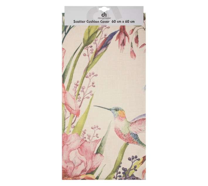 Design House Bird Scatter Cushion Cover - Blush Pink
