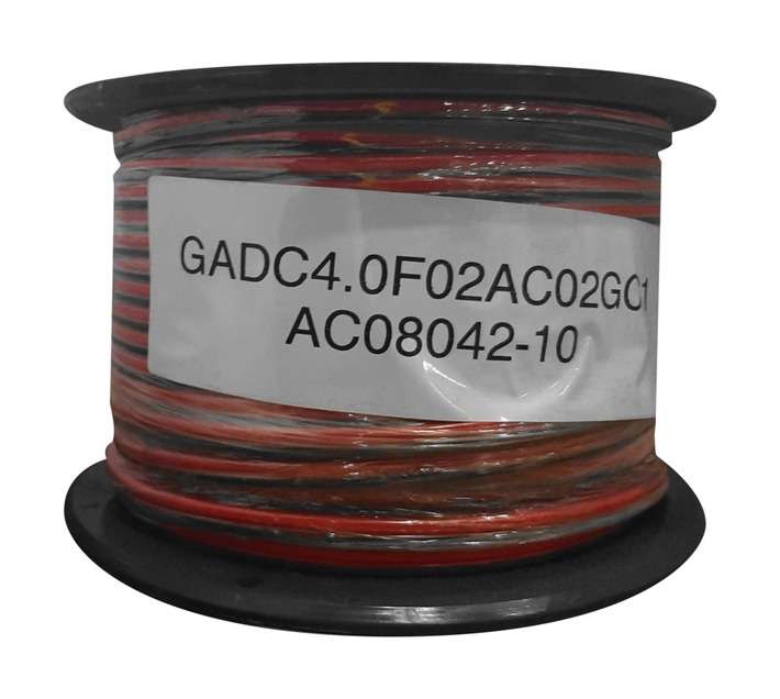 Ripcord Flat Cable - Red/Black (4mm) (Price per meter)