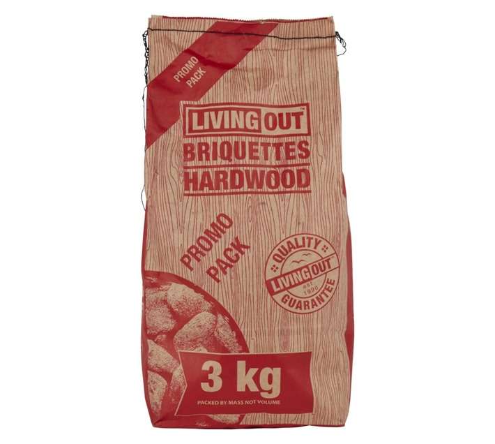 Living Out Hardwood Briquettes (3kg)