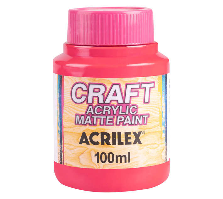 Crazy Crafts Matte Paint - Deep Rose (100ml)