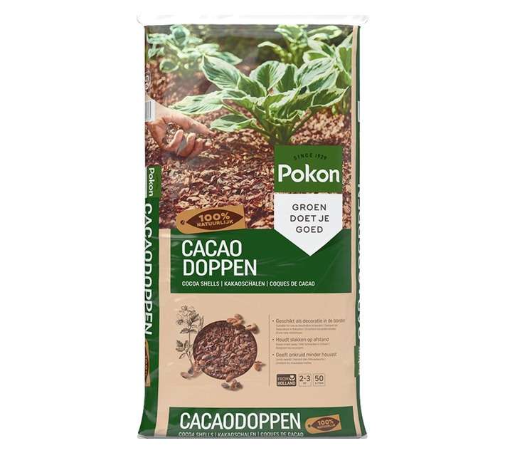 Pokon 7707931636100 Cacao Shells - Brown (50L)