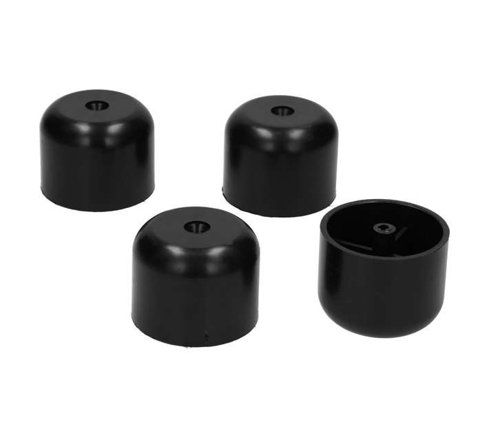 RJK 4 x Large Furniture Glides - Black (165 x 150 x 45mm)