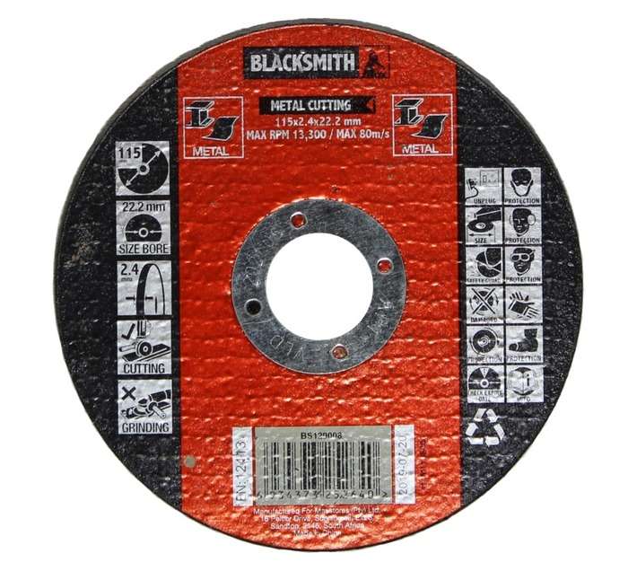 Blacksmith 115 x 2.4 x 22mm Steel Cutting Discs
