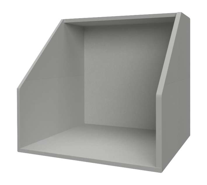 Home and Kitchen Wrap Microwave Cabinet - Stone Grey