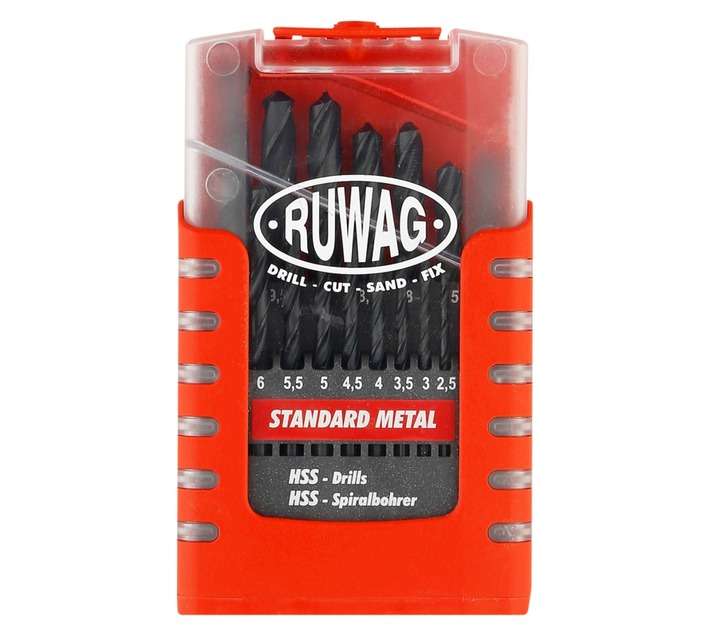 Ruwag 19 Piece Standard Metal Drill Bit Set