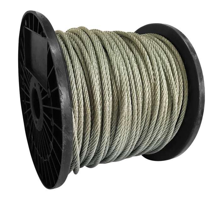 Krafft CH-WIRE3A Uncoated Wire Rope - Silver (Per Meter)