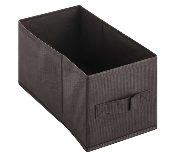 Home and Kitchen Non Woven Cube Storage Trunk - Black (140 x 140 x 280mm)