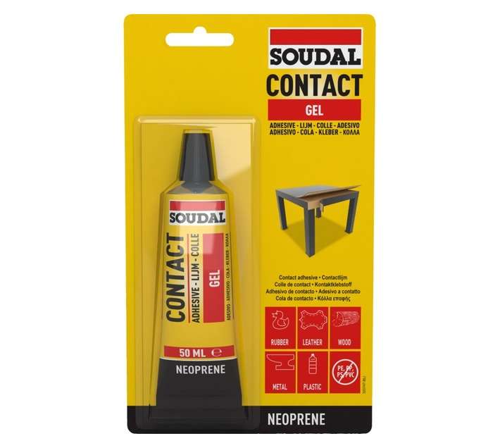 Soudal 100033 Gel Contact Adhesive (50ml)